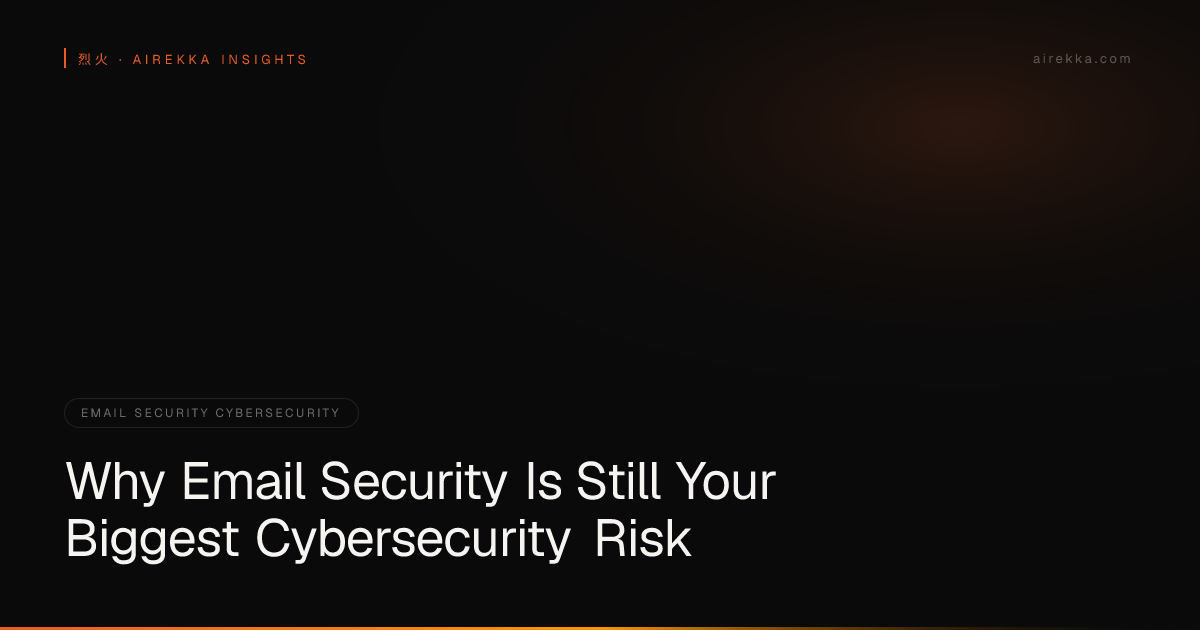 Why Email Security Is Still Your Biggest Cybersecurity Risk